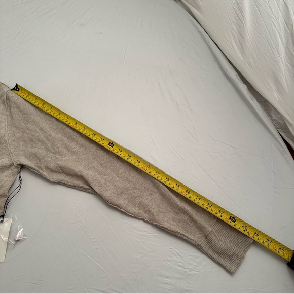 Alexander Wang oatmeal button front long sleeve cardigan M - Picture 12 of 13